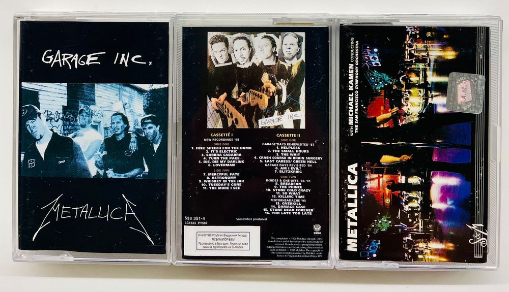 Metallica аудио касети