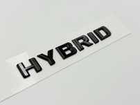Emblema Compatibila Mercedes HYBRID spate negru