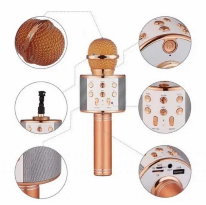 Безжичен караоке микрофон WS-858