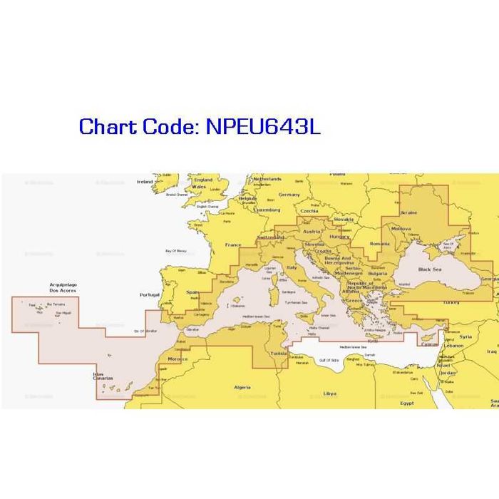 Harti | Maps Navionics+ Large | Mediterranean & Black Sea