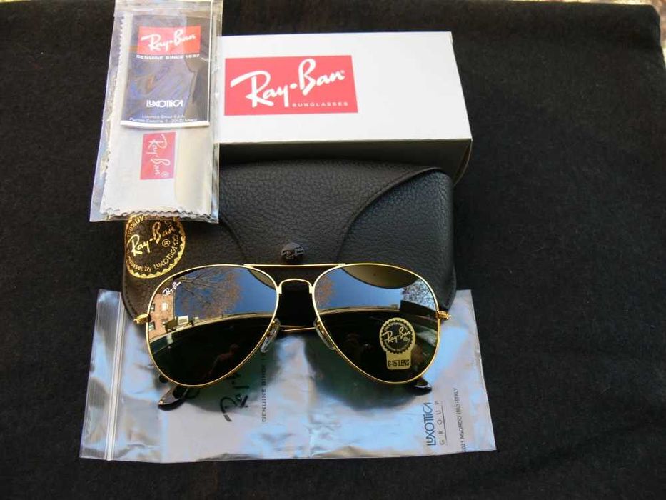 OCHELARI De Soare RAY BAN AVIATOR 3025 Polarizari Pachet Complect !!