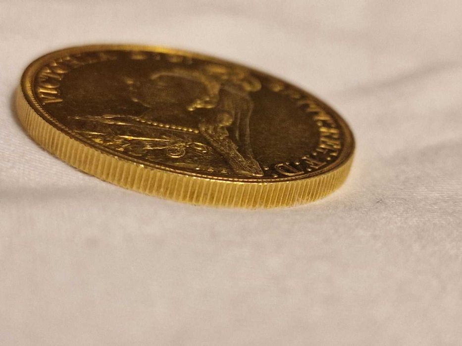 Златна Монета Петорен Британски Суверен 1887-39.94 гр.