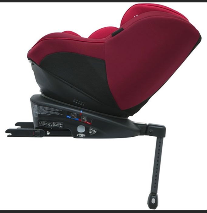 Scaun auto JOIE Spin 360 Merlot C1416AFMER, Isofix, 0-18 kg, rosu