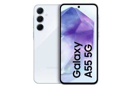 Телефон SAMSUNG A55G, белый, б/у