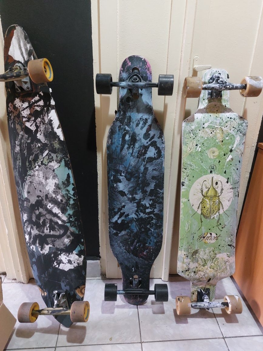 Longboarduri noi pictate de mana long board ( skate)