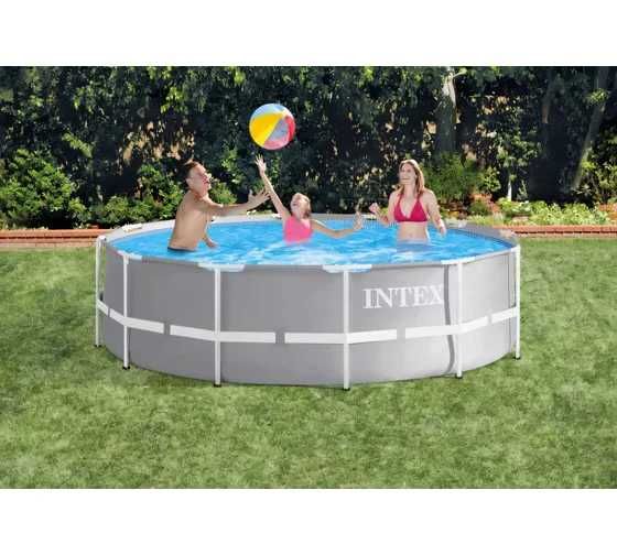 Intex каркасный бассейн  (366х99см)+насос-фильтр, лестница 26716