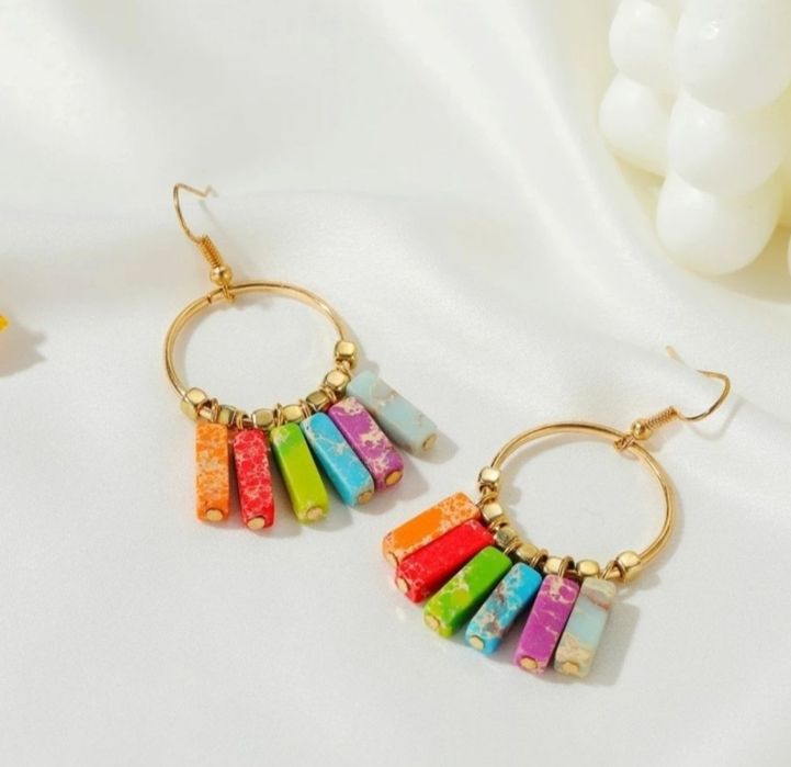 Vând cercei JASP Multicolor