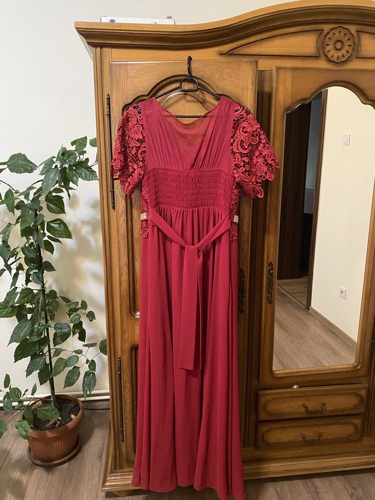 Rochie si sacou elegante de nunta