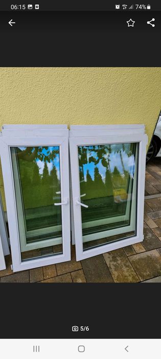 Vând ferestre fără rama aduse din germania foarte calitative+ jaluzele