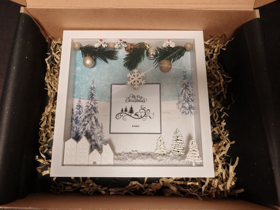 3D Коледни рамки с място за снимка