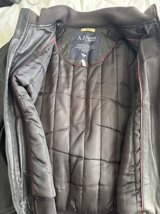 Яке кожено Armani