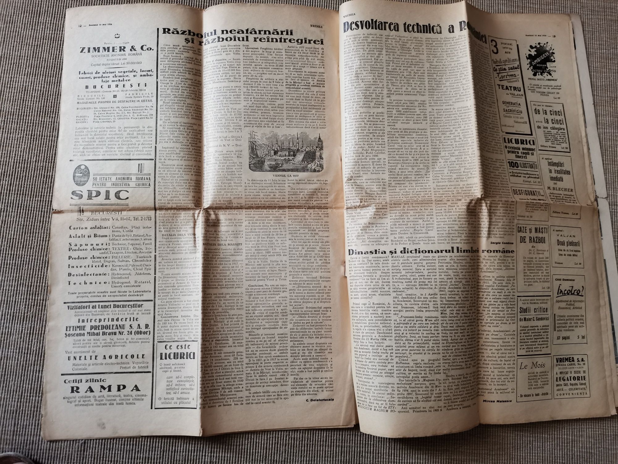 Ziarul Vremea 10 mai 1936