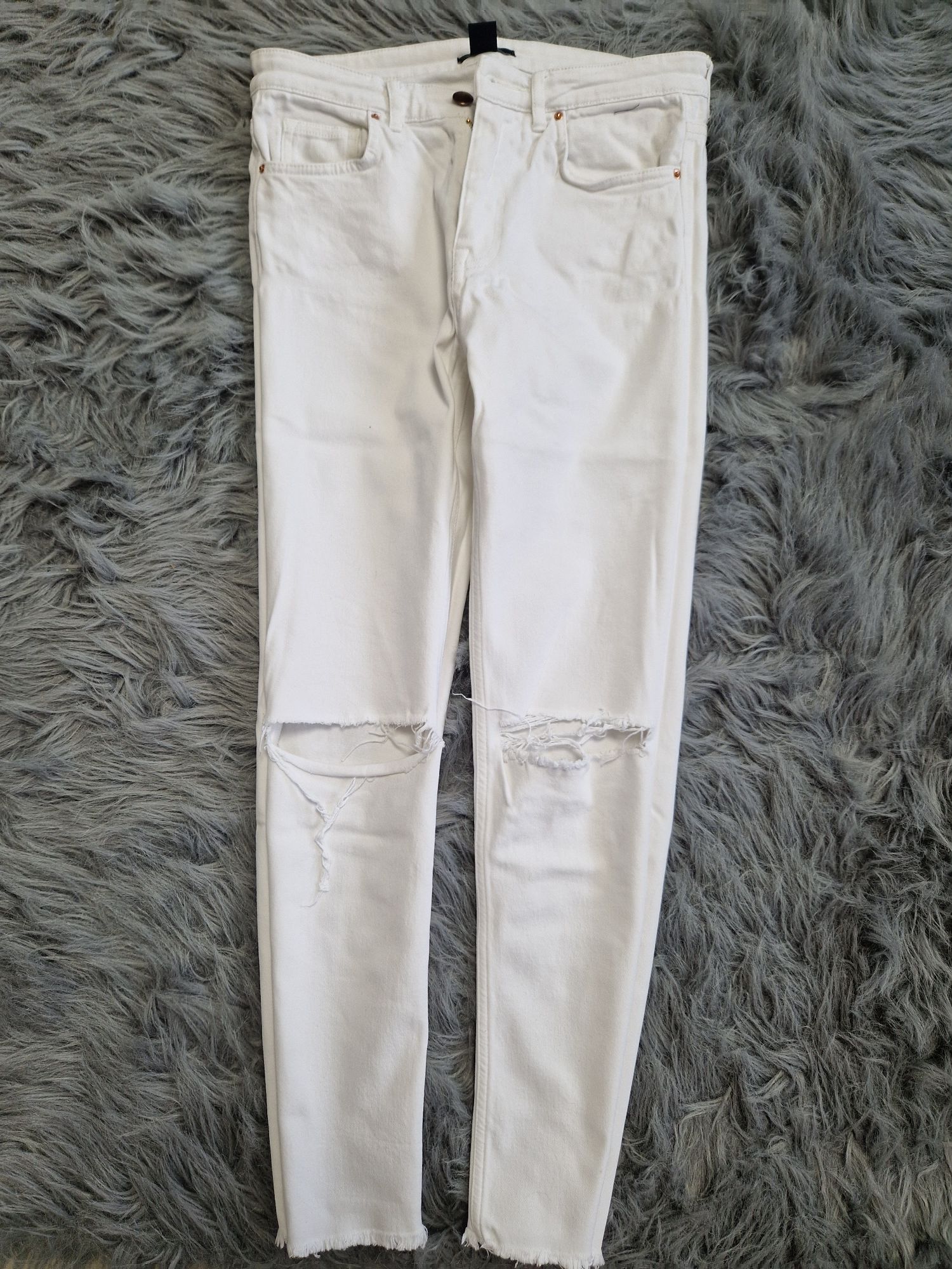 Blugi albi H&M marimea 27