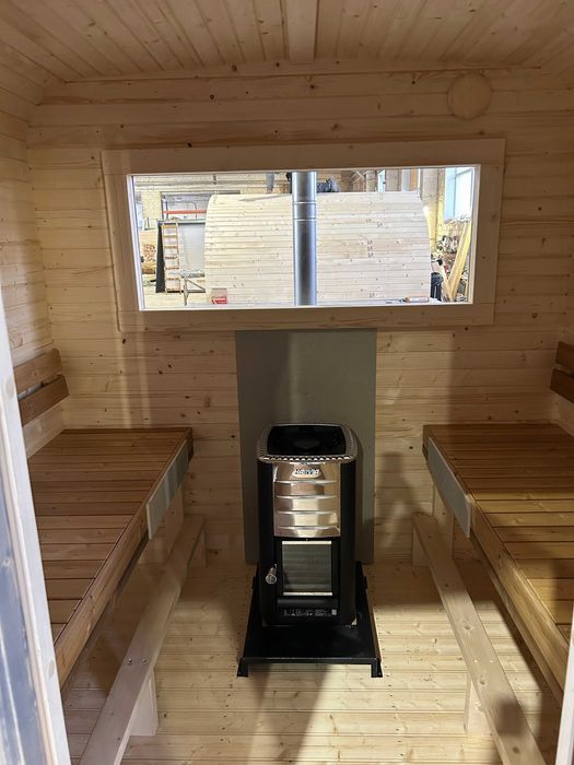 Sauna pe lemne 3m CUB