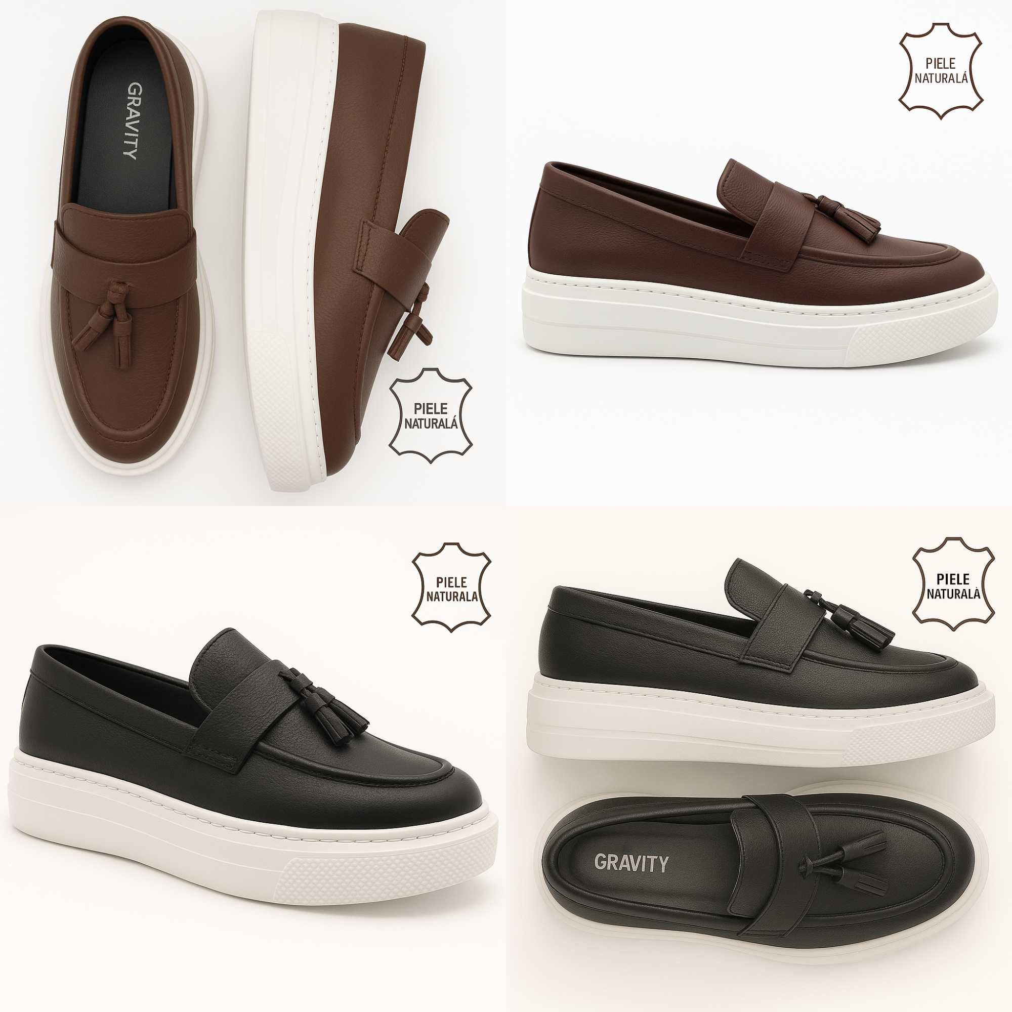 Oferta! Pantofi din piele naturală, lucrați manual–modele unice 41-45