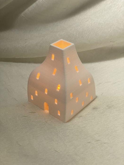 Ornamente craciun printate 3d - suport lumanare LED