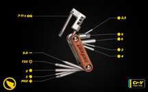 Kit multitools reparații bicicleta presa lant imbus compact 11 în 1 Pe
