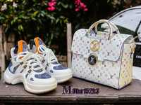 Louis Vuitton set adidasi+geanta