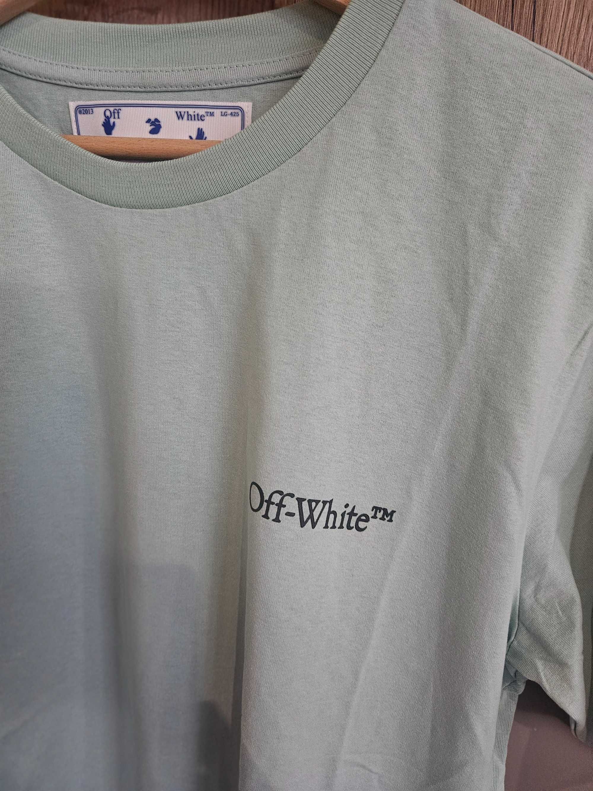 Тениска OFF-WHITE oversize размер M 40 лв