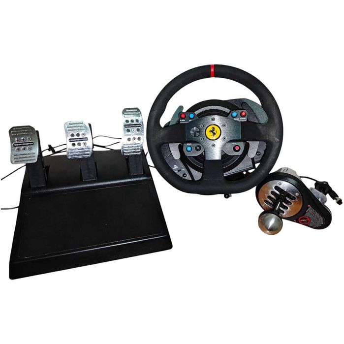 Volan Thrustmaster T300 Ferrari Alcantara Edition cu Schimbator TH8A
