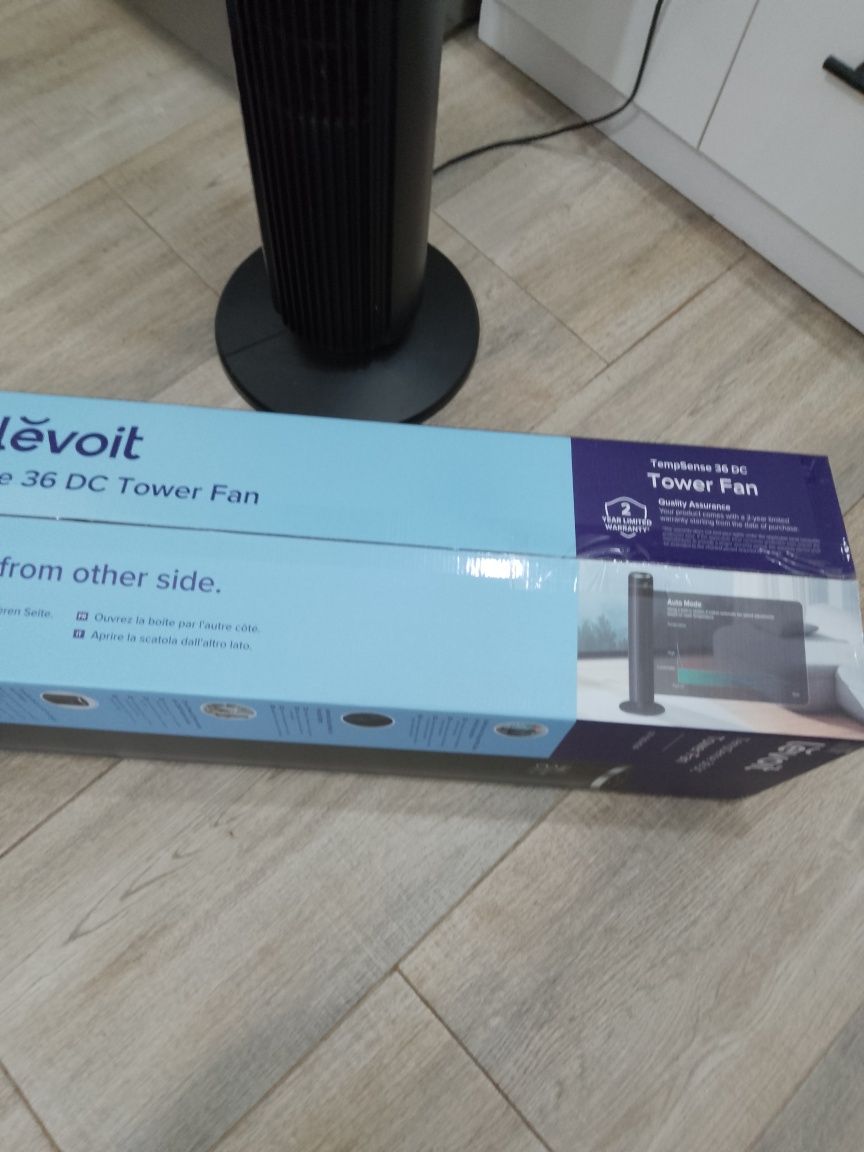 Вентилатор тип кула Levoit TempSense 36 DC Tower Fan (92 см)