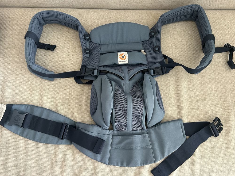 Ергономична раница Ergobaby Omni 360 - Cool Air Mesh, Oxford Blue