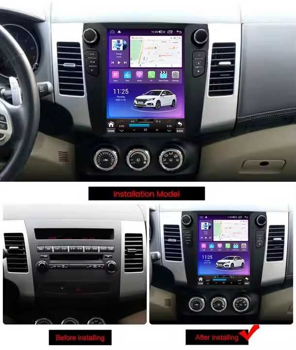 Mitsubishi Outlander 2005-2011 Tesla Android Mултимедия/Навигация