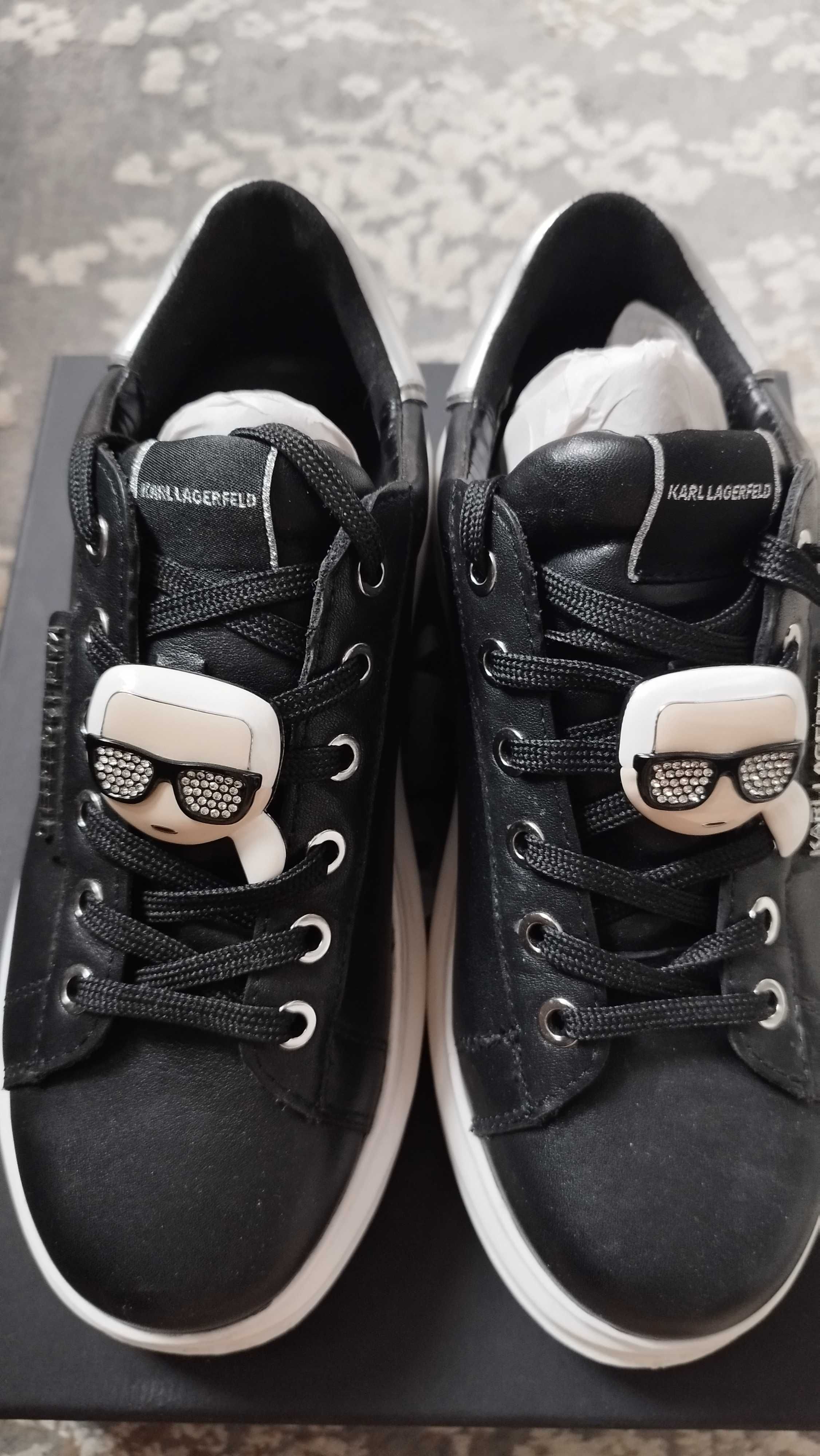 Кожени обувки Karl Lagerfeld