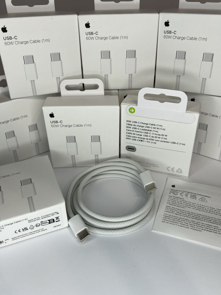 Incarcator rapid Apple 20W MagSafe 15W Lightning Cablu USB-C Woven 60W