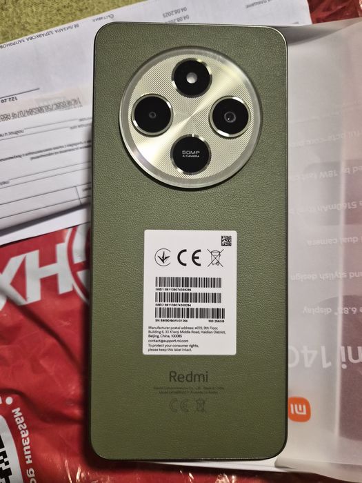 Xiami Redmi 14 C 16GB ram, 256GB rom nov,color sage green, гаранция