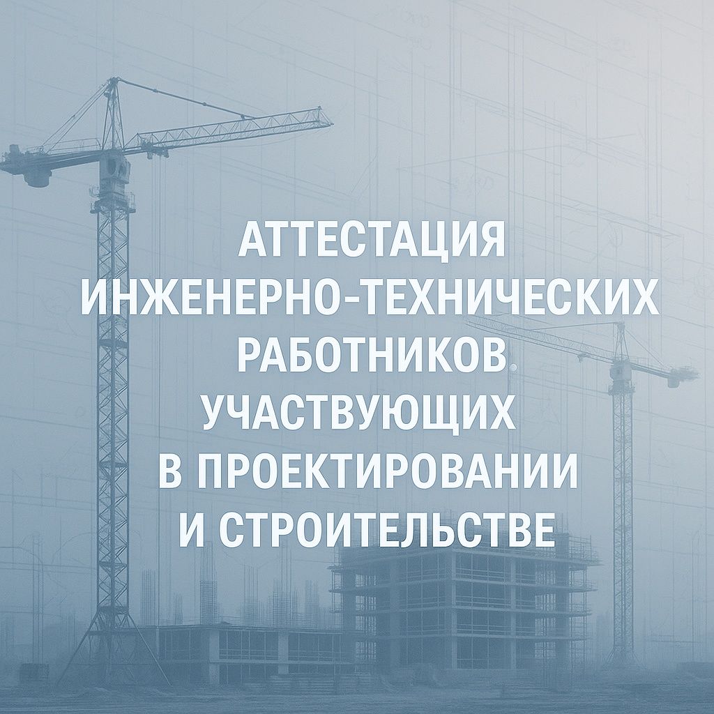Аттестация ИТР в строительстве и проектировании. Центр аттестации ИТР
