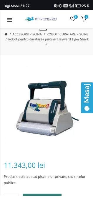 Robot curățare piscina,profesional,nou.