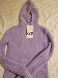 Pullover fete mov Zara