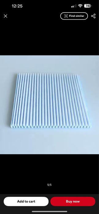 Филтри за пречиствател на Daikin модел MCK75J