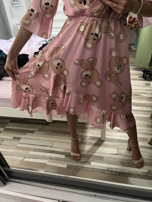 Rochie roz trandafiriu