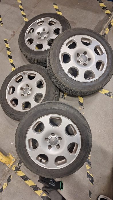 Vand jante/roti R16 Audi A3/A4 + anvelope de iarna ca noi 205/55/16