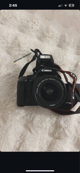 canon eos600d. Проффесиональная камера canon, со вспышкой, селфи, виде