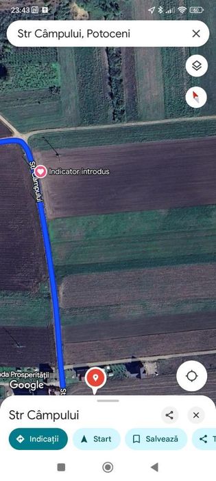 Vand teren intravilan sat . Potoceni, com. Maracineni