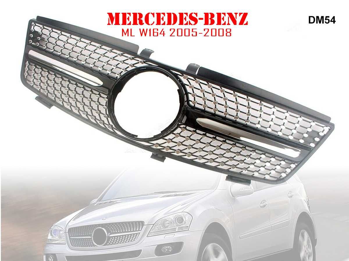 Предна Решетка Диамант Mercedes ML ГТ W164 Мерцедес МЛ В164 05-08 AMG