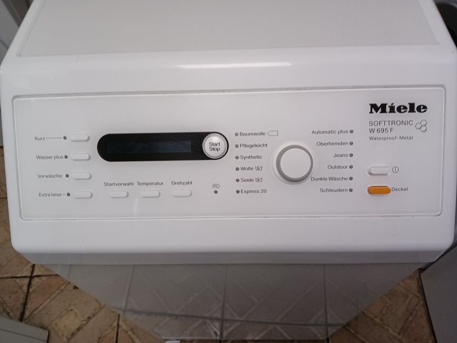 Като нова пералня с горно зареждане Миеле Miele W695F Made in Germany