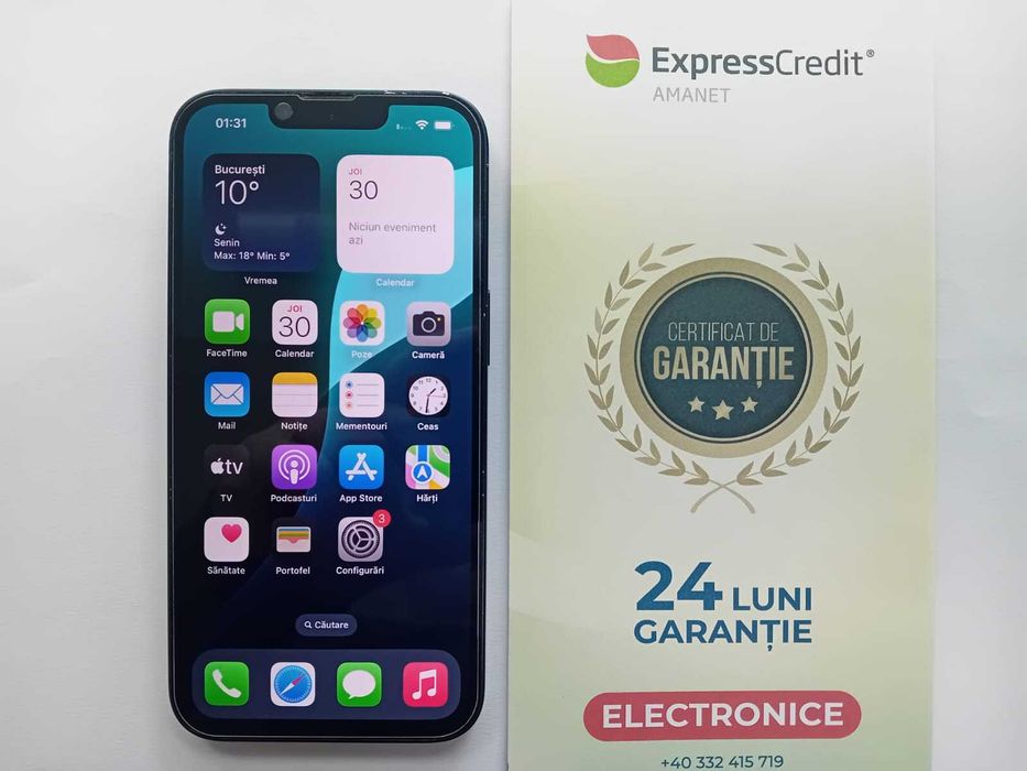 (AG33) Iphone 13 128GB Bateria 83%  Garantie 2 Ani