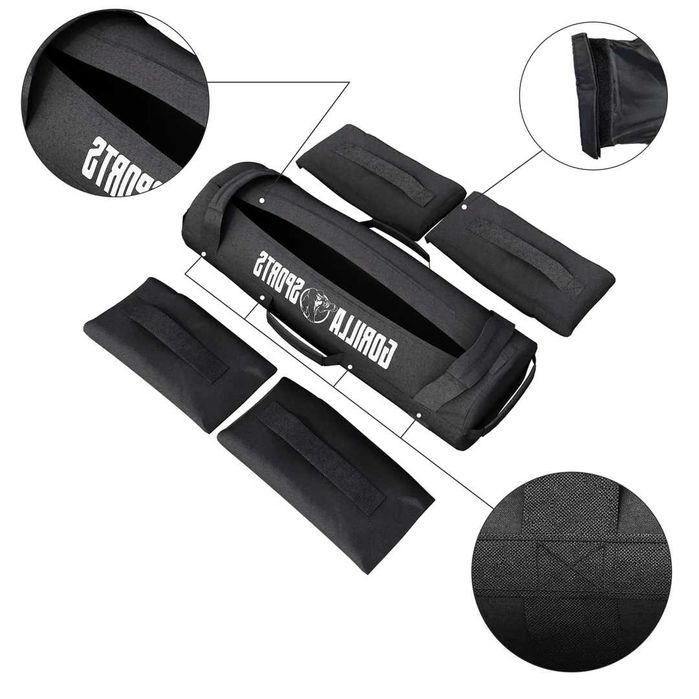 Sac reglabil pentru fitness, umplutura de nisip, greutate 30 de kg