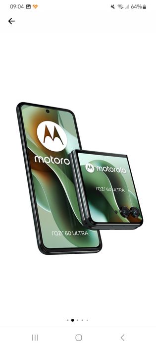 Telefon Motorola Razr 60 Ultra Alcantara Verde