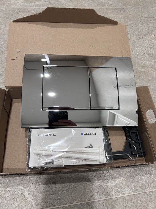 Clapeta  actionare geberit delta  30 crom