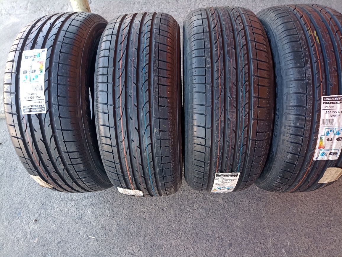 4 anvelope de vara NOI Bridgestone 255/55 R18 dot 0219
