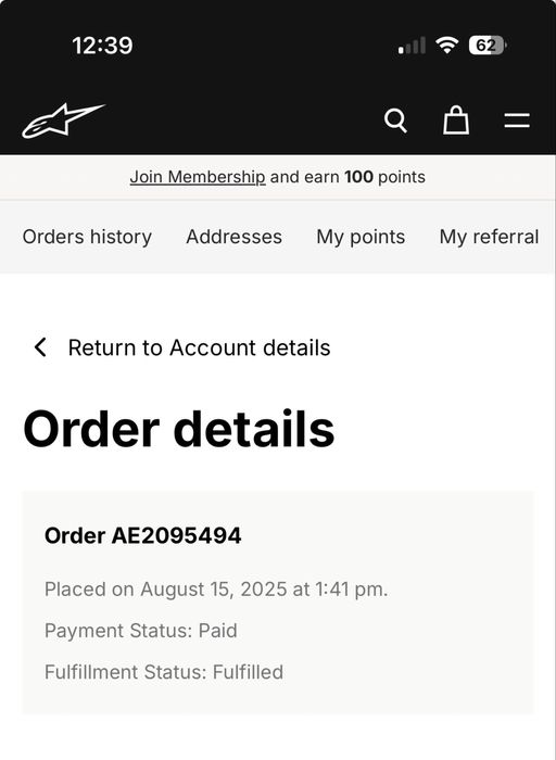 Чисто нова AlpineStars Supertech r10 Solid Helmet Black Carbon