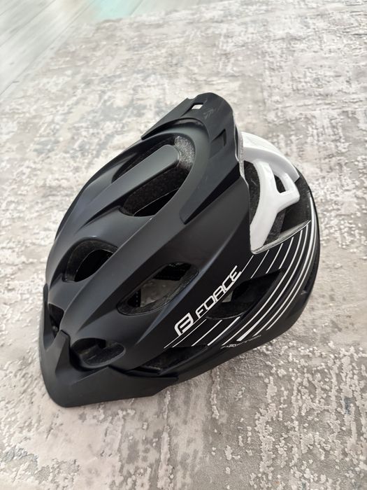 Casca bicicletă Force Raptor L-XL 58-62 cm alb-negru