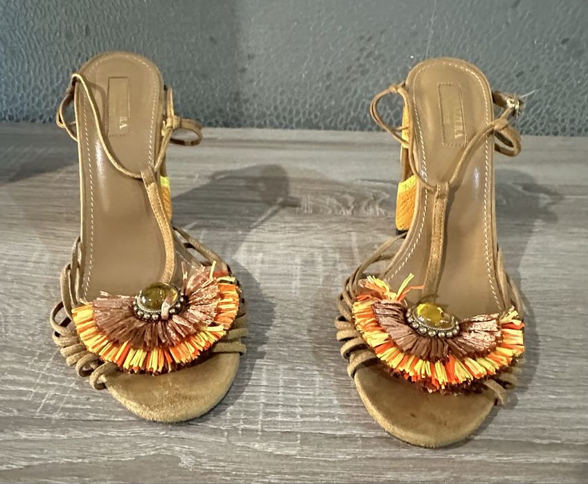 Sandale cu toc Aquazzuro