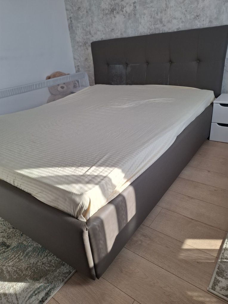 Pat cu ladă si somniera, fără saltea 160x200cm