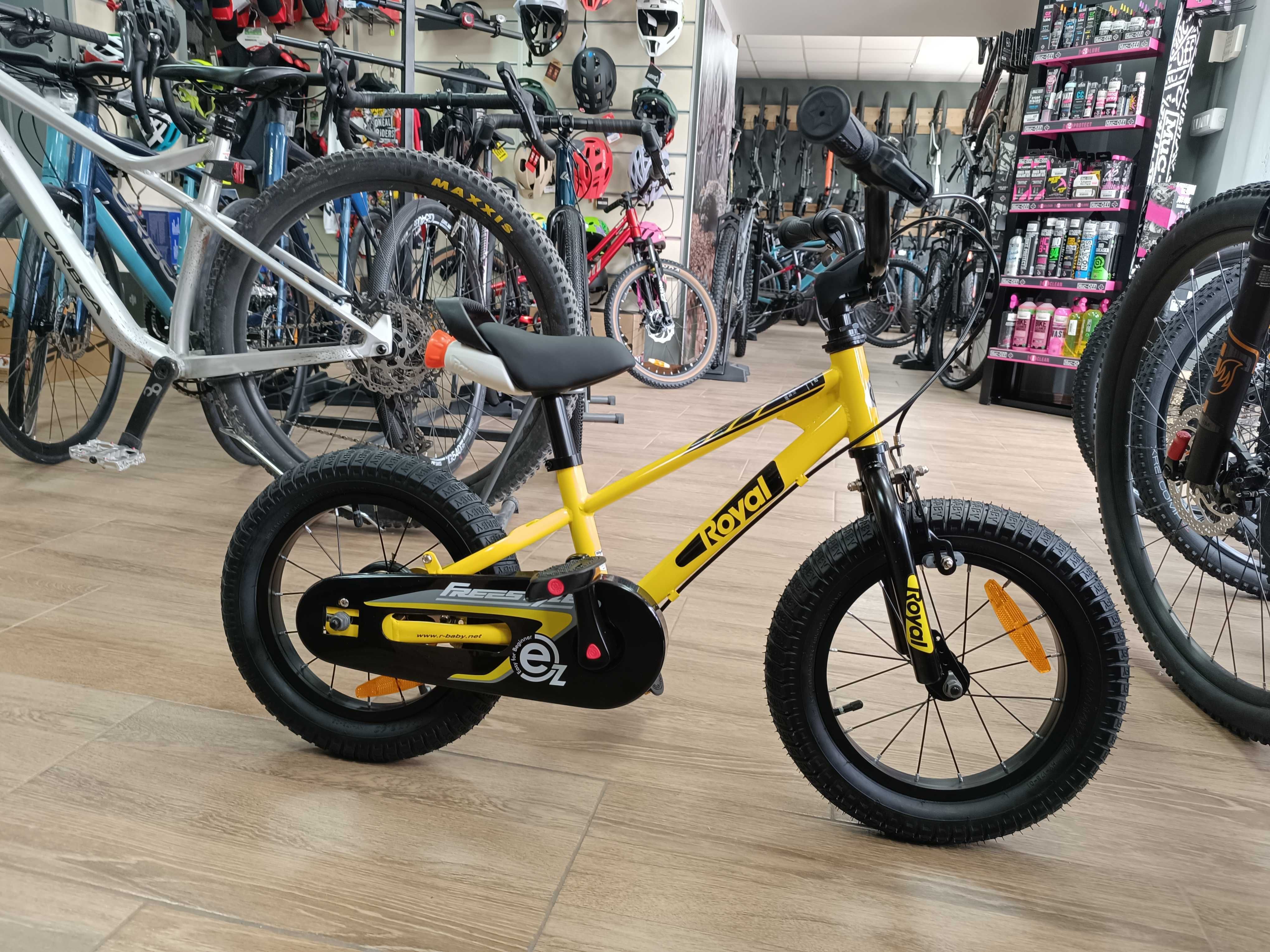 Bicicleta copii Royal Baby EZ FREESTYLE 14 YELLOW